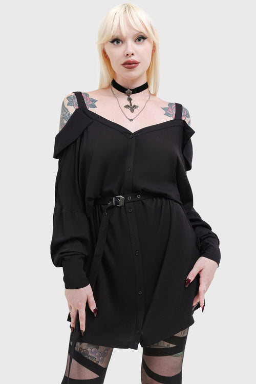 Killstar Poison Dart Dress Black