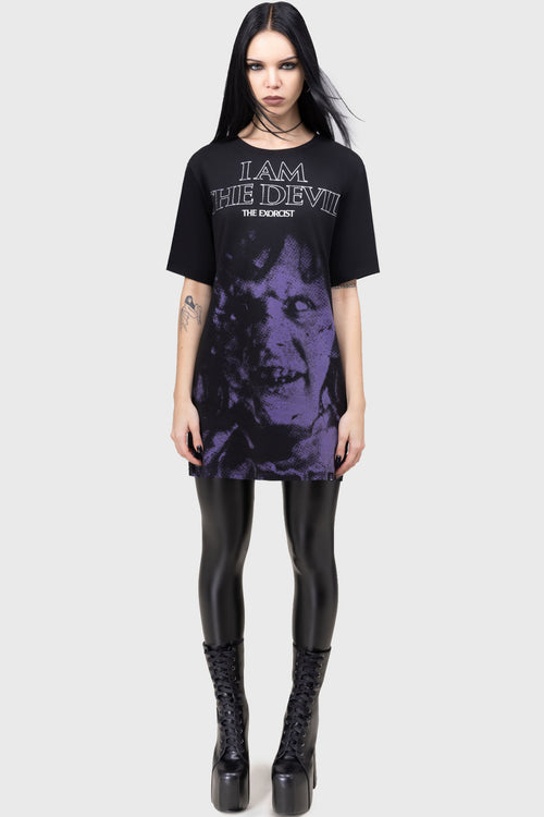 killstar Power Of The Devil T Shirt Black