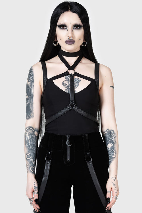 Killstar Power Surge Top Black