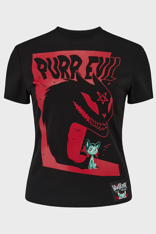 Killstar Purr Evil Tee Black