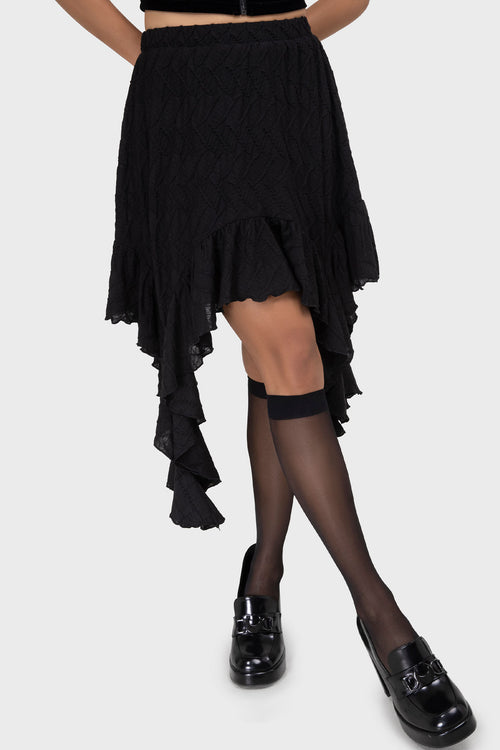 Killstar Quiet Meadow Skirt Black