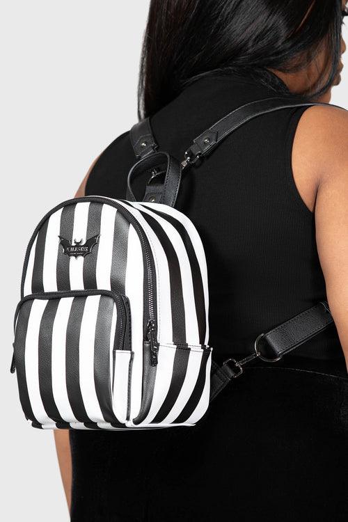 Killstar Rails Mini Backpack Black/White