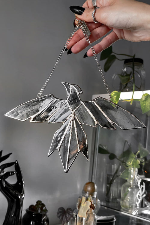 Killstar Raveena Stained Glass Wall Hanging Clear