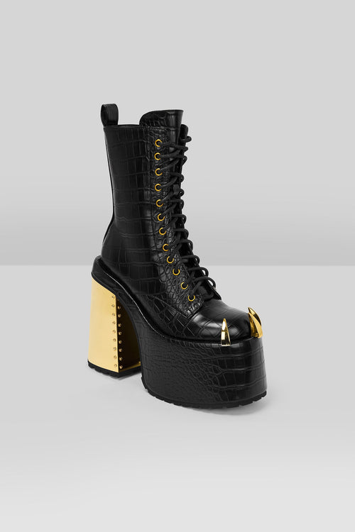 Killstar Repetilia Boots Black