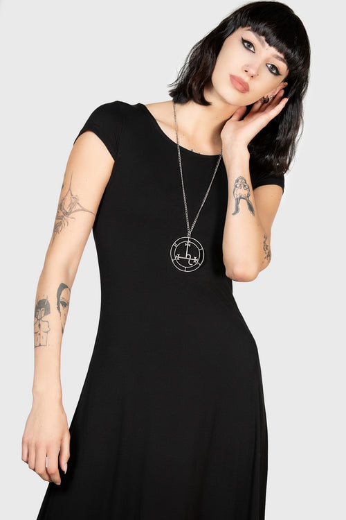 Killstar Ripley T-Maxi Dress Black