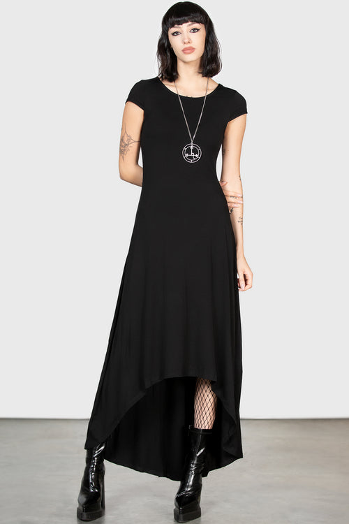 Killstar Ripley T-Maxi Dress Black