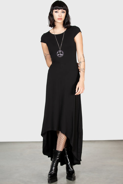 Killstar Ripley T-Maxi Dress Black