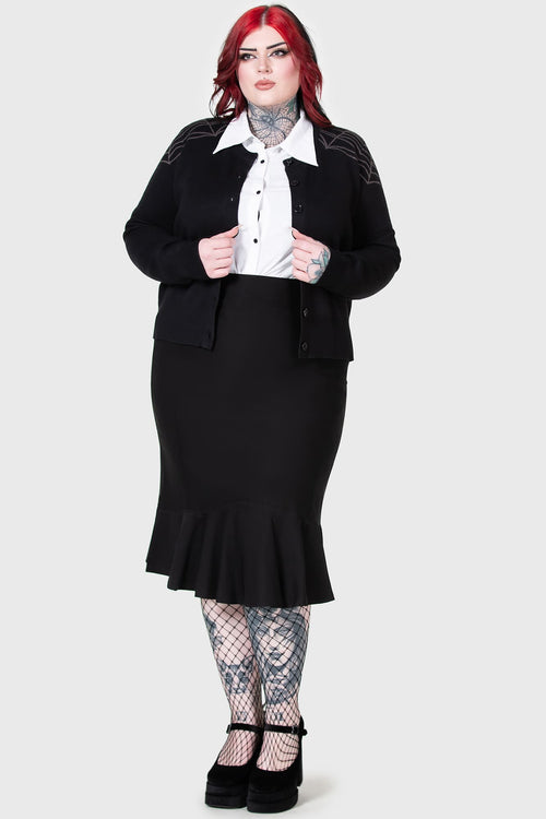 Killstar Royal Blast Skirt Black