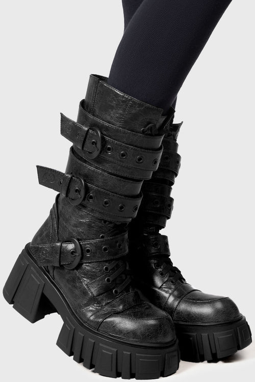 Killstar Ruptura Boots Black