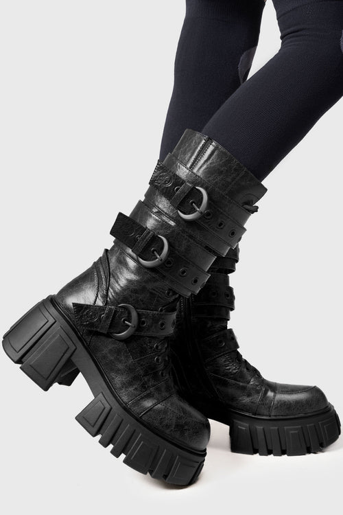 Killstar Ruptura Boots Black