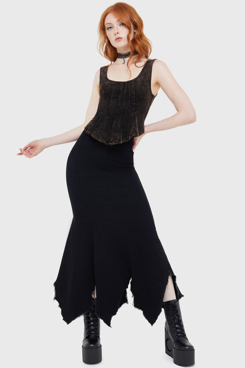 killstar Sanguinity Skirt Black