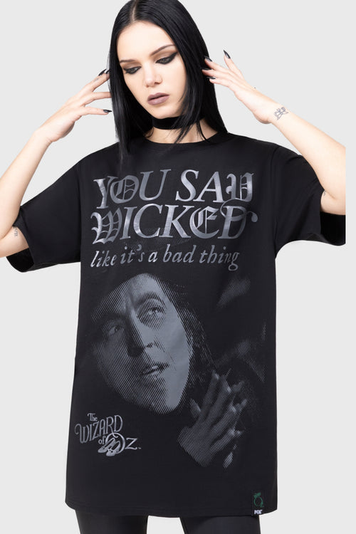 Killstar Say Wicked T Shirt Black