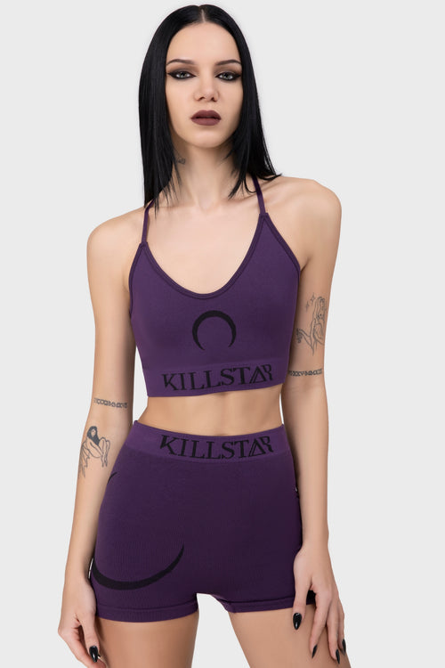 killstar Screams Hotpant [Purple] Purple