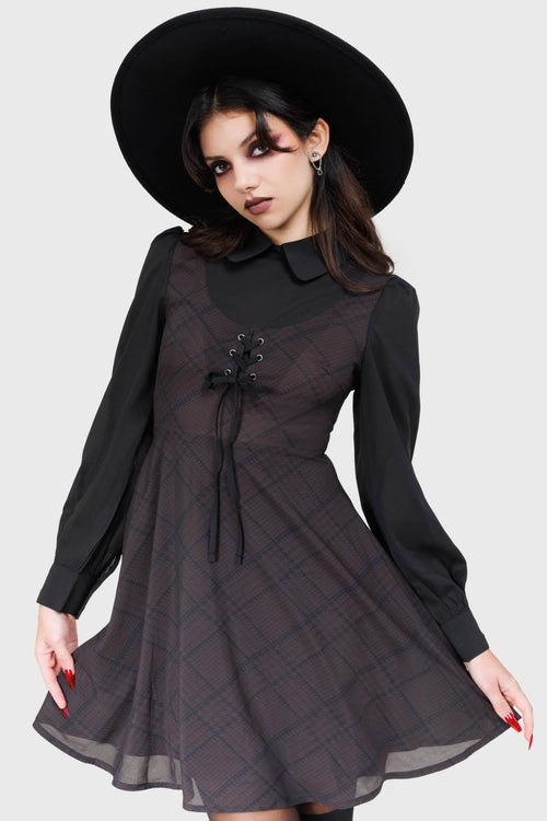 killstar Scriptorium Dress Black