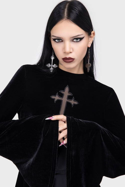 Killstar Serenade Of Shadows Mini Dress Black