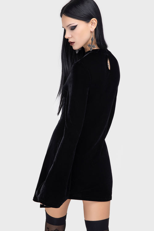 Killstar Serenade Of Shadows Mini Dress Black