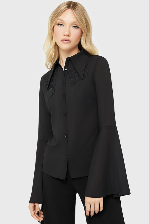 Killstar Serpents Den Shirt Black