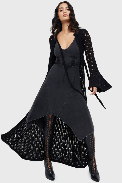 Killstar Shadow Claw Dress Black