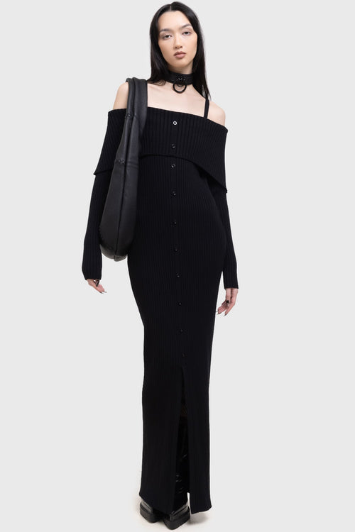 Killstar Shadow Empress Dress Black