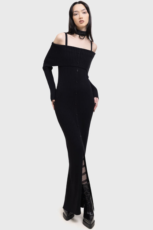 killstar Shadow Empress Dress Black