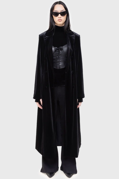 Killstar Shadowborne Coat Black
