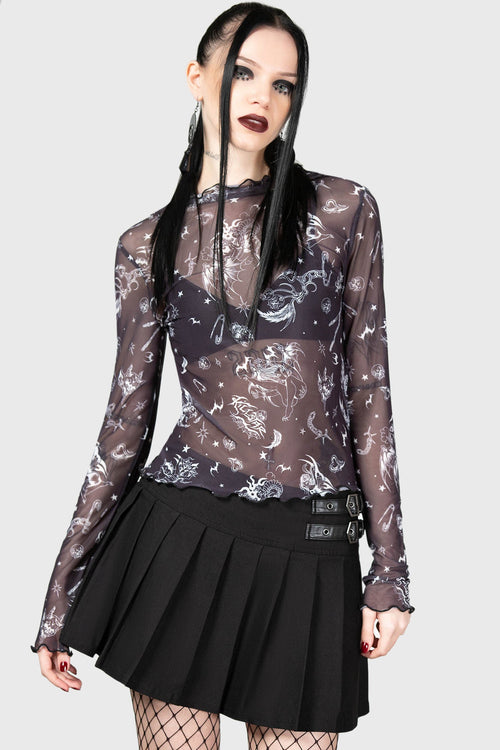 killstar Sheenah Skirt Black