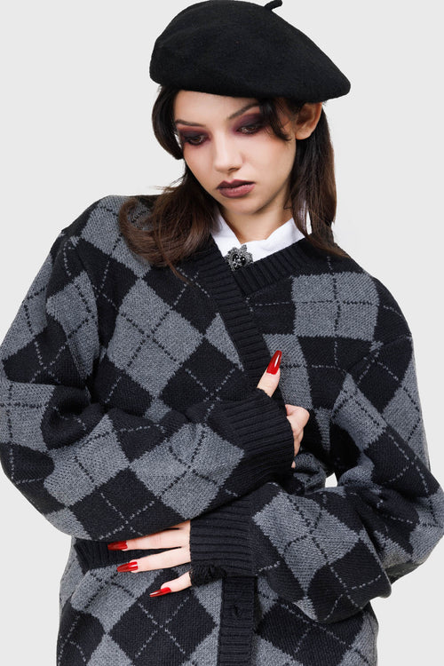 Killstar Shredstorm Cardigan Black