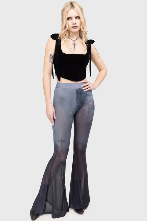 Killstar Silent Mare Flares Black