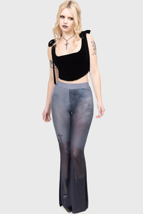 killstar Silent Mare Flares Black