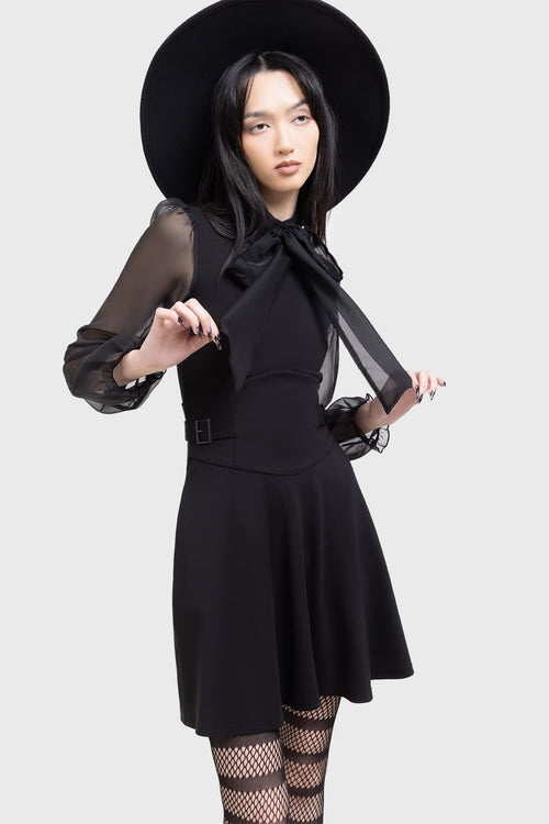 Killstar Somber Shadow Dress Black