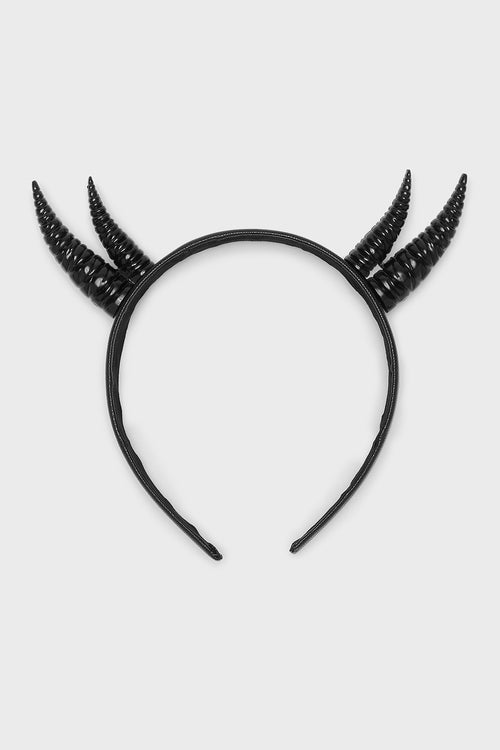 killstar Sorrowspike Headband Black
