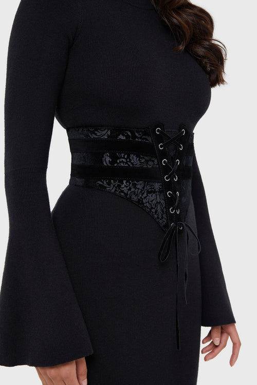 Killstar Spectral Lover Waist Belt Black/Red