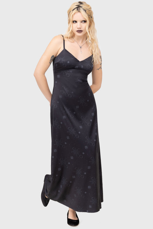 Killstar Starveil Dress Black/Grey