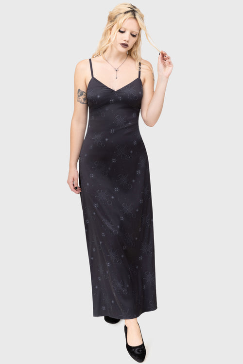 Killstar Starveil Dress Black/Grey