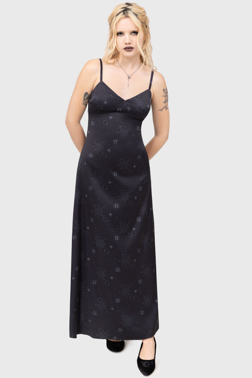 killstar Starveil Dress Black/Grey