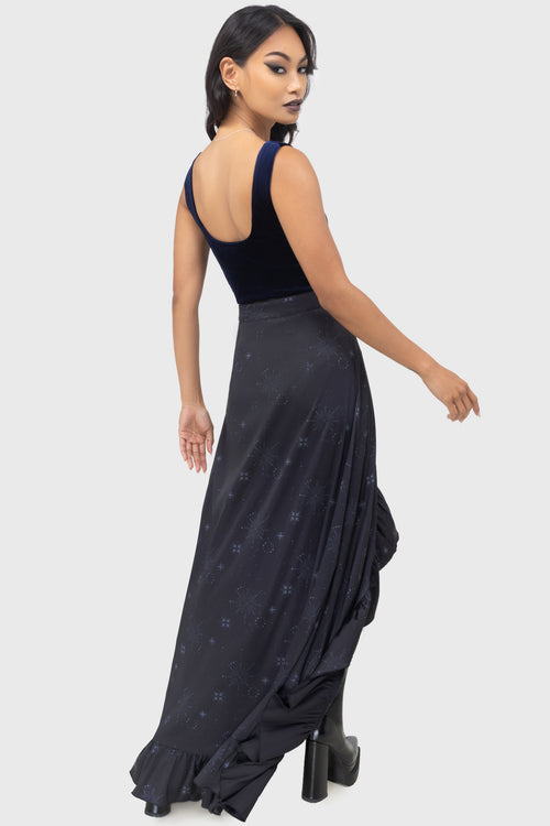 Killstar Starveil Skirt Black/Grey