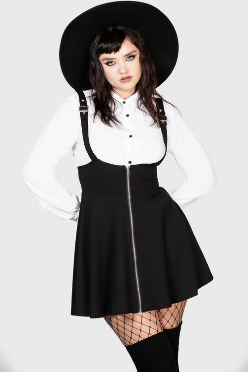 Killstar Suspend Me Statement Skirt [B] Black
