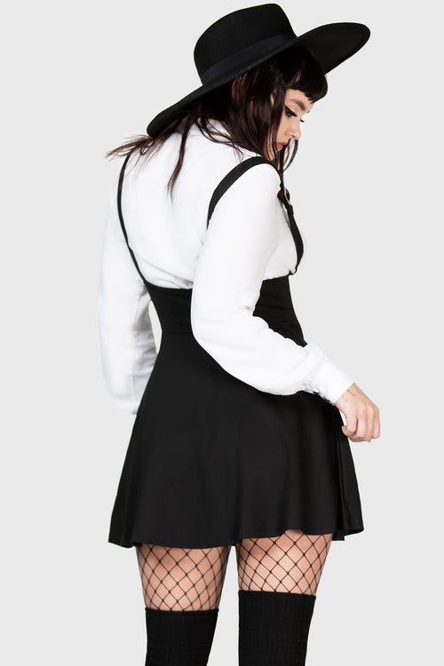 Killstar Suspend Me Statement Skirt [B] Black