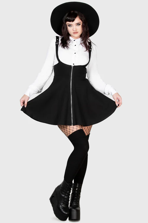 killstar Suspend Me Statement Skirt [B] Black