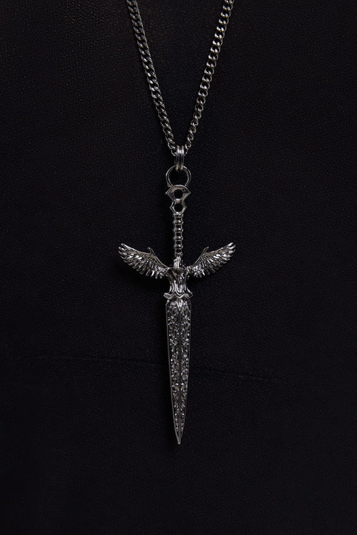 Killstar Swordstorm Necklace Silver