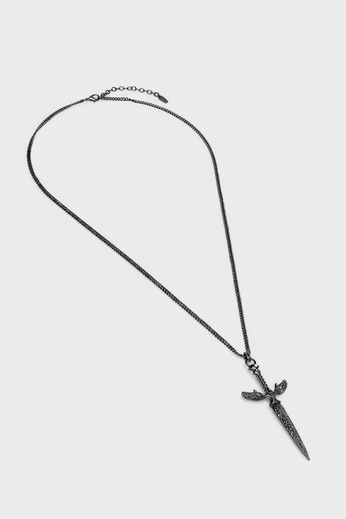 killstar Swordstorm Necklace Silver