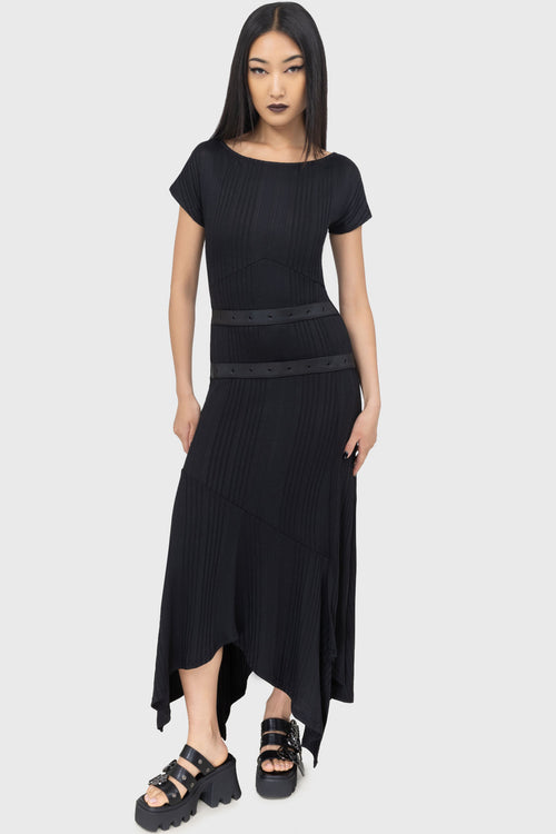 killstar Synapse Dress Black