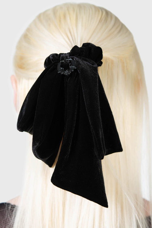 Killstar Tabinka Hair Bow Black