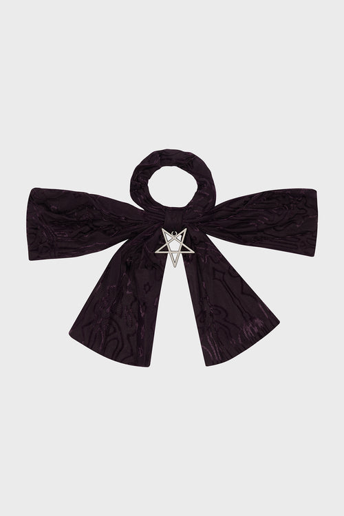 killstar Tabinka Hair Bow [Purple] Purple