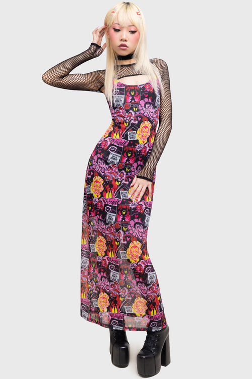 Killstar Take Over Maxi Dress Multi