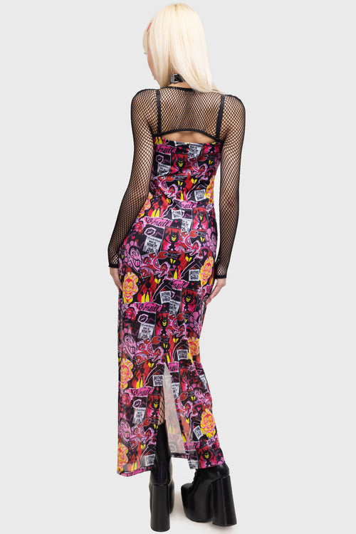Killstar Take Over Maxi Dress Multi