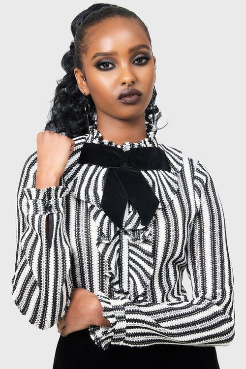 killstar Tenebrielle Blouse Black