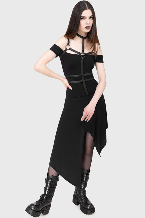 Killstar Tenebris Tribe Top Black