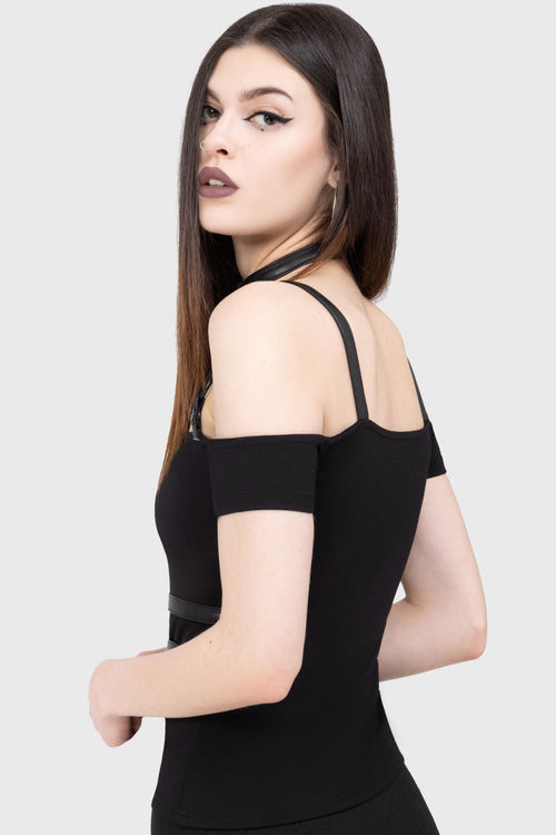 Killstar Tenebris Tribe Top Black