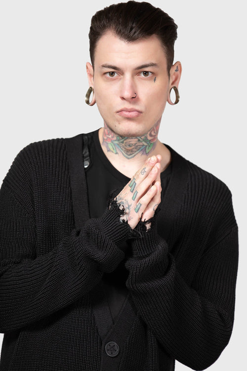 Killstar The Antisocials Cardigan Black